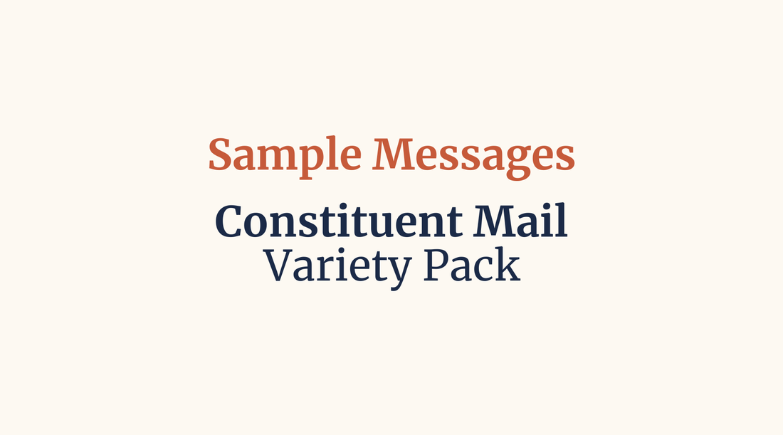 Provide Constituent Oversight